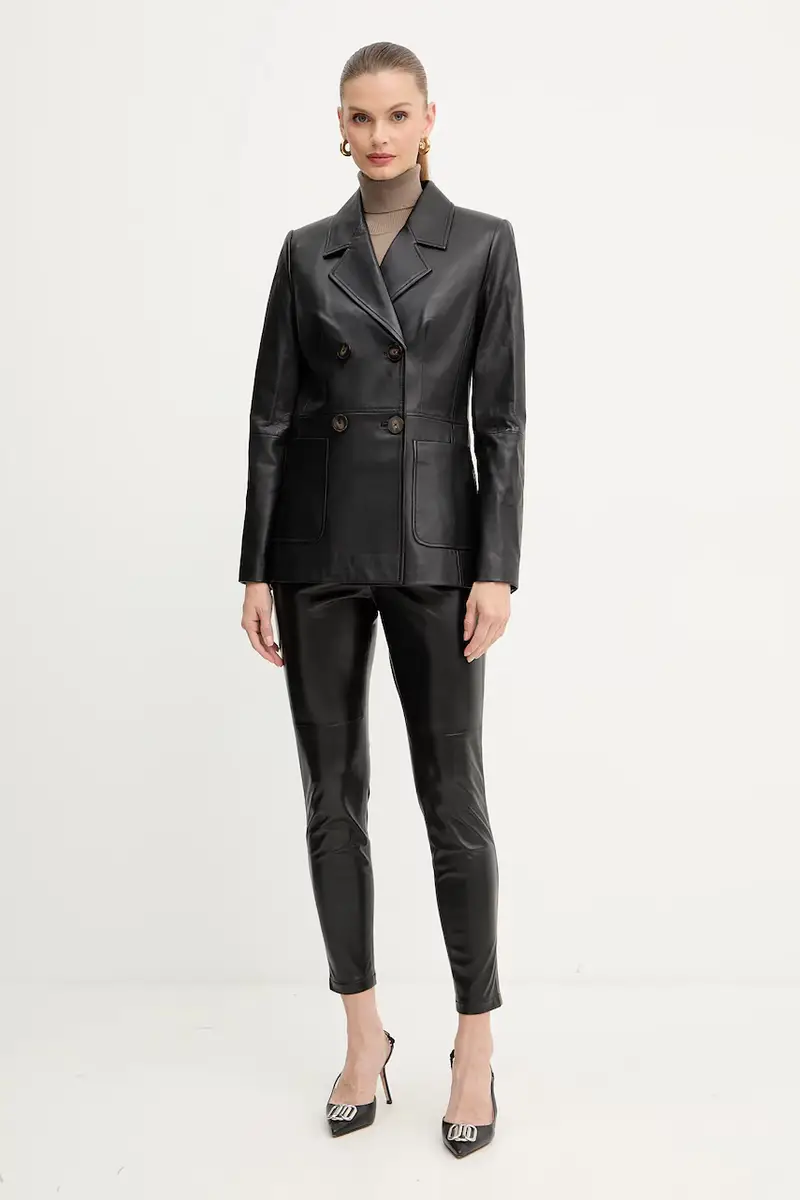 pantaloni donna colore nero 50551469 miniatura 2