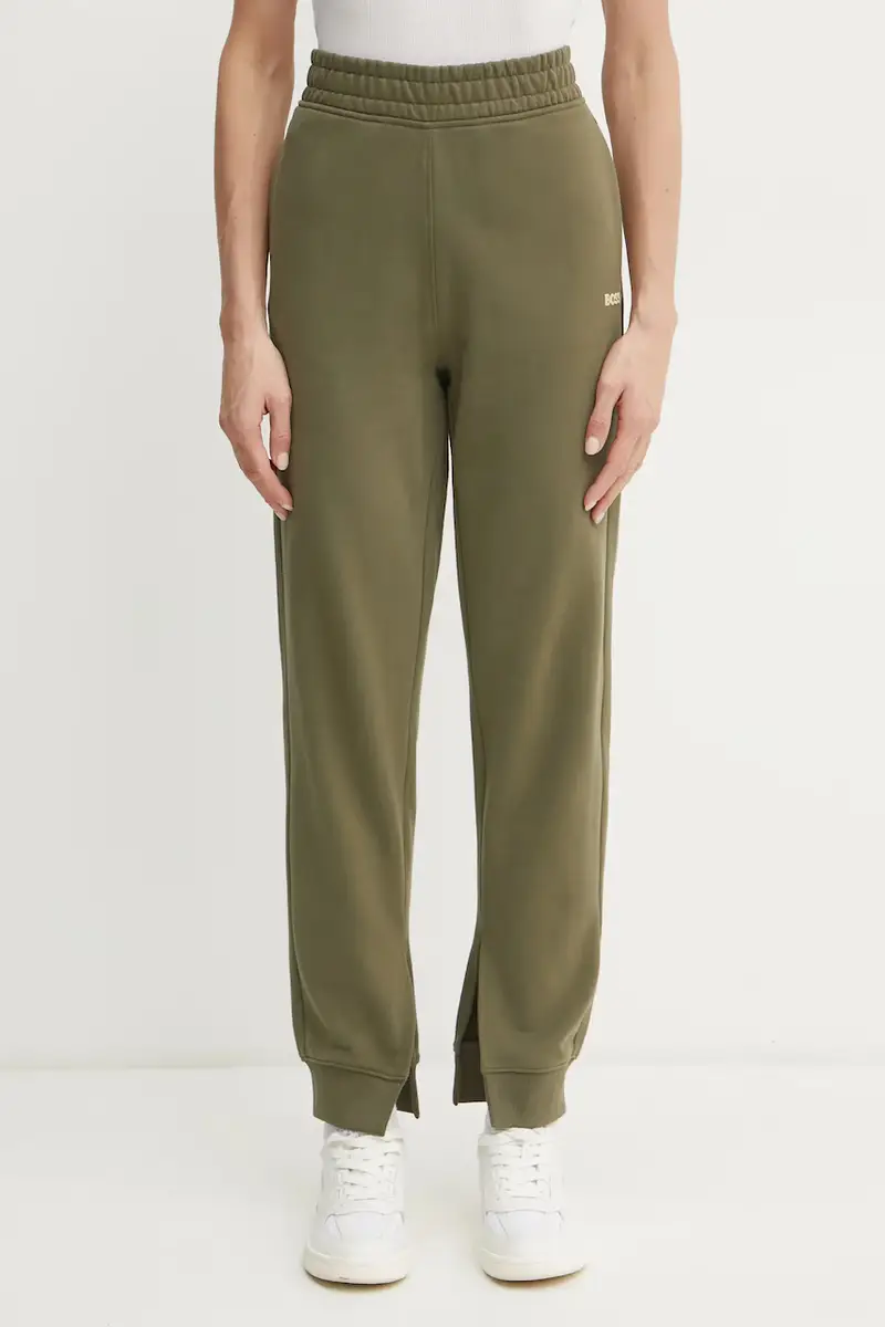 pantaloni tuta di cotone donna colore verde 50531813