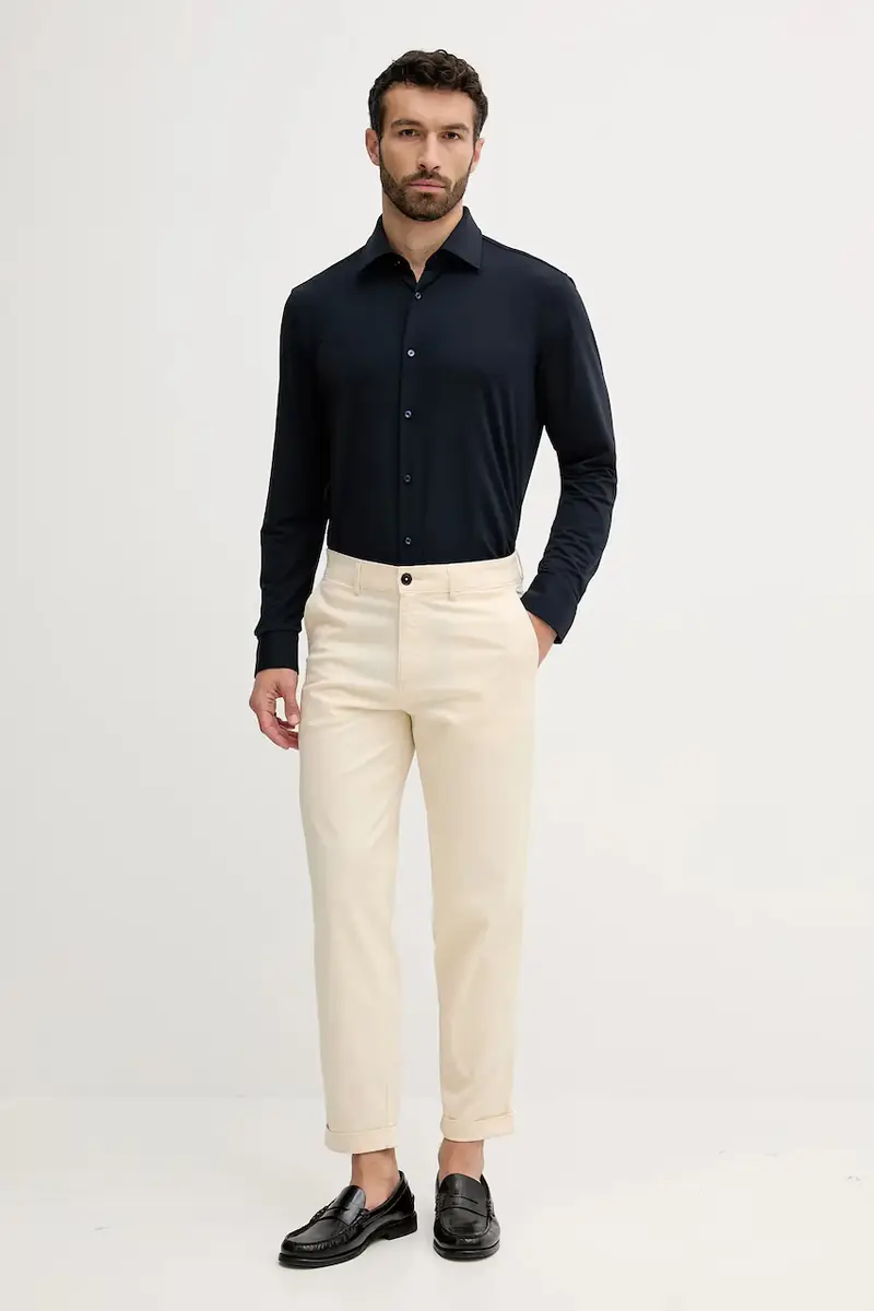 pantaloni uomo colore beige 50542902 miniatura 2