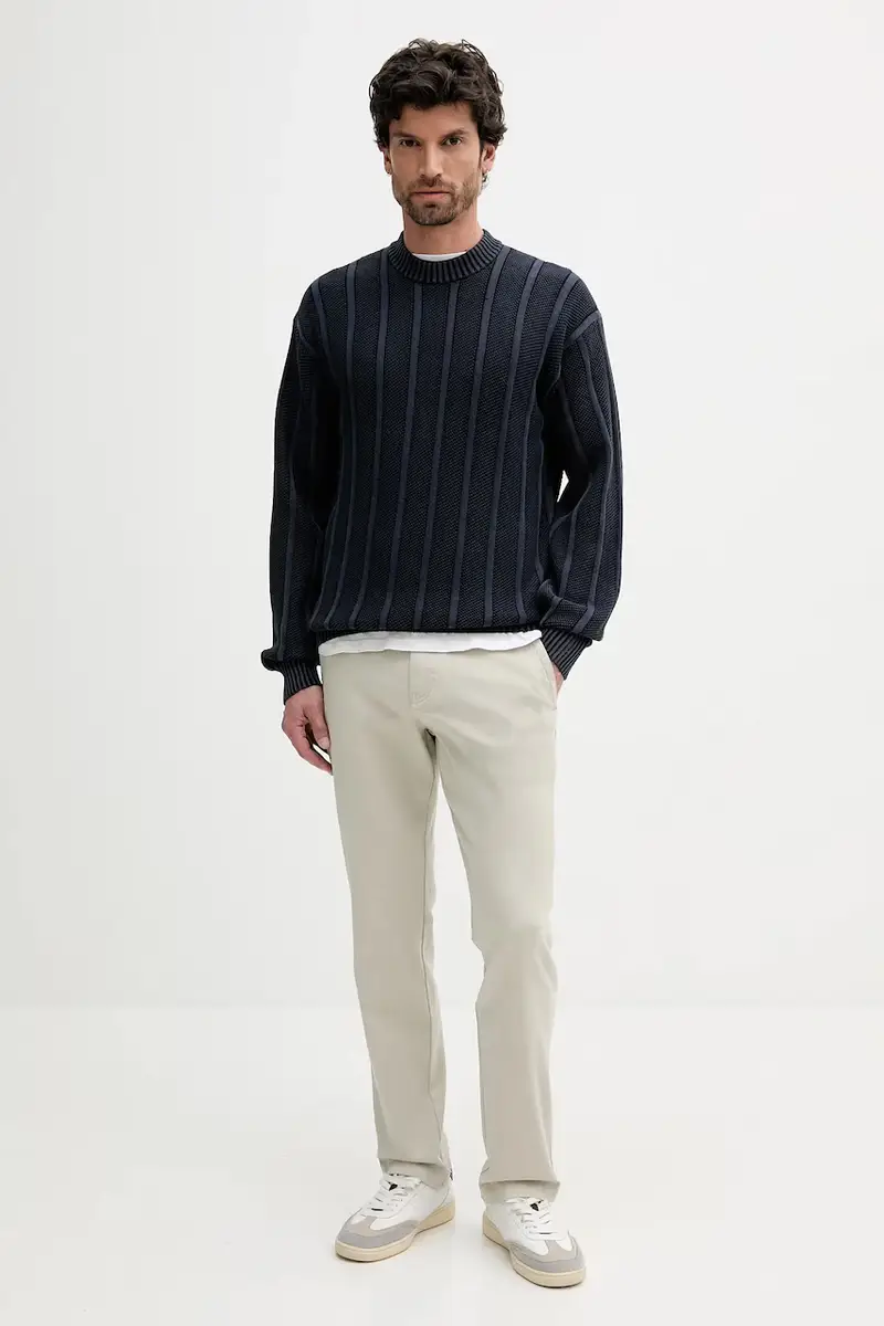 pantaloni uomo colore beige 50542986 miniatura 2