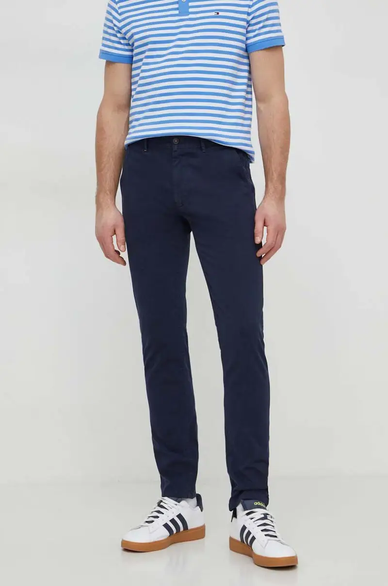 pantaloni uomo colore blu navy 50510933