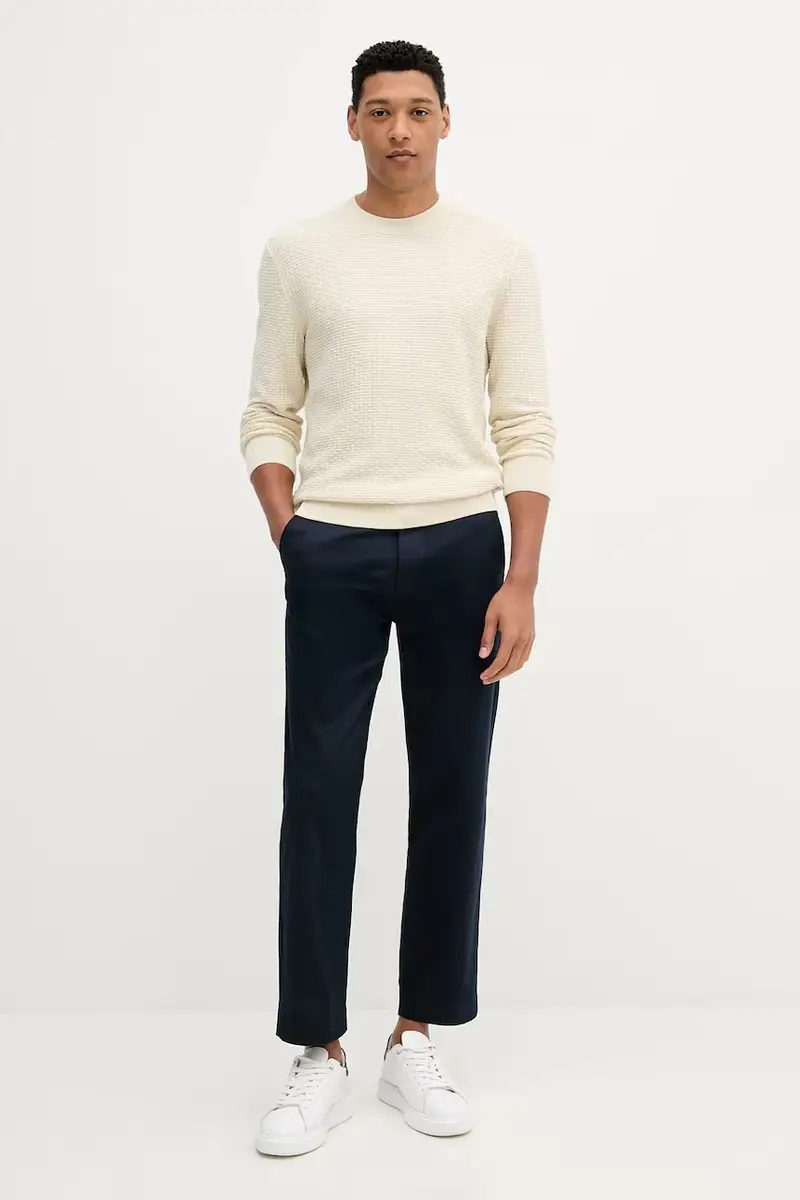 pantaloni uomo colore blu navy 50545304 miniatura 2