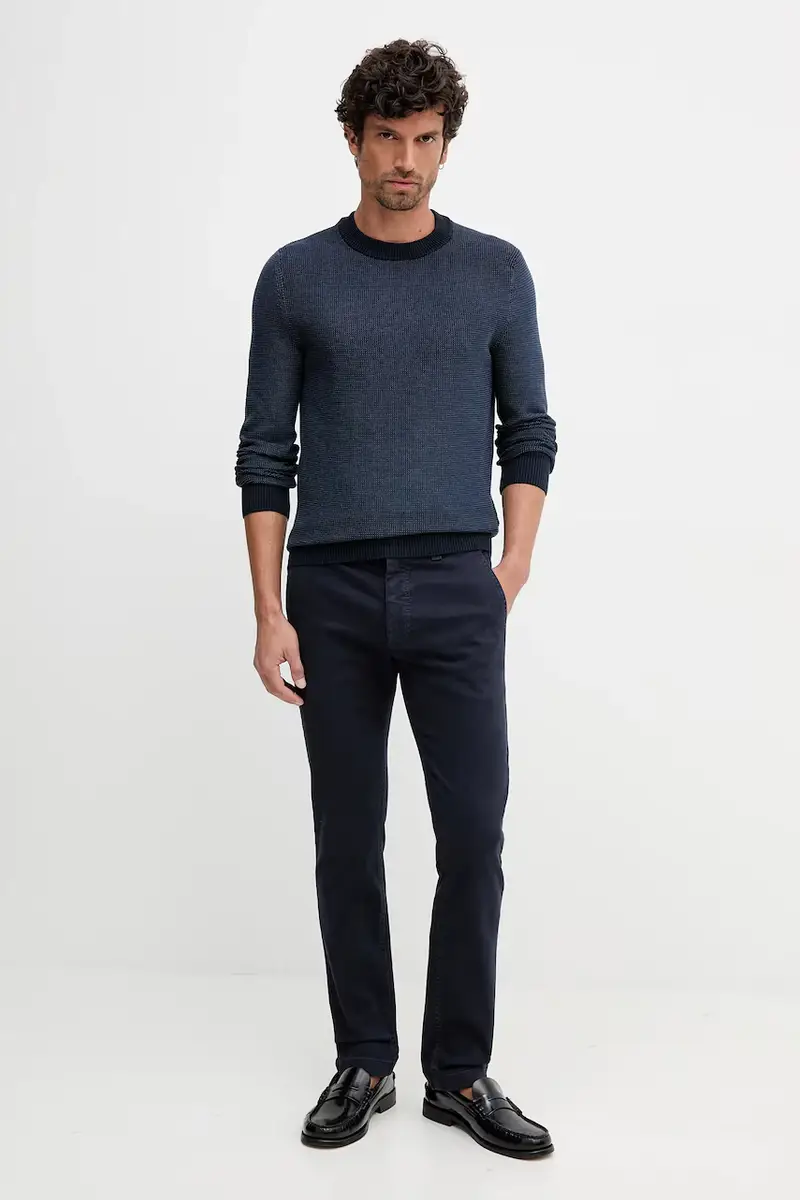 pantaloni uomo colore blu navy 50547865 miniatura 2