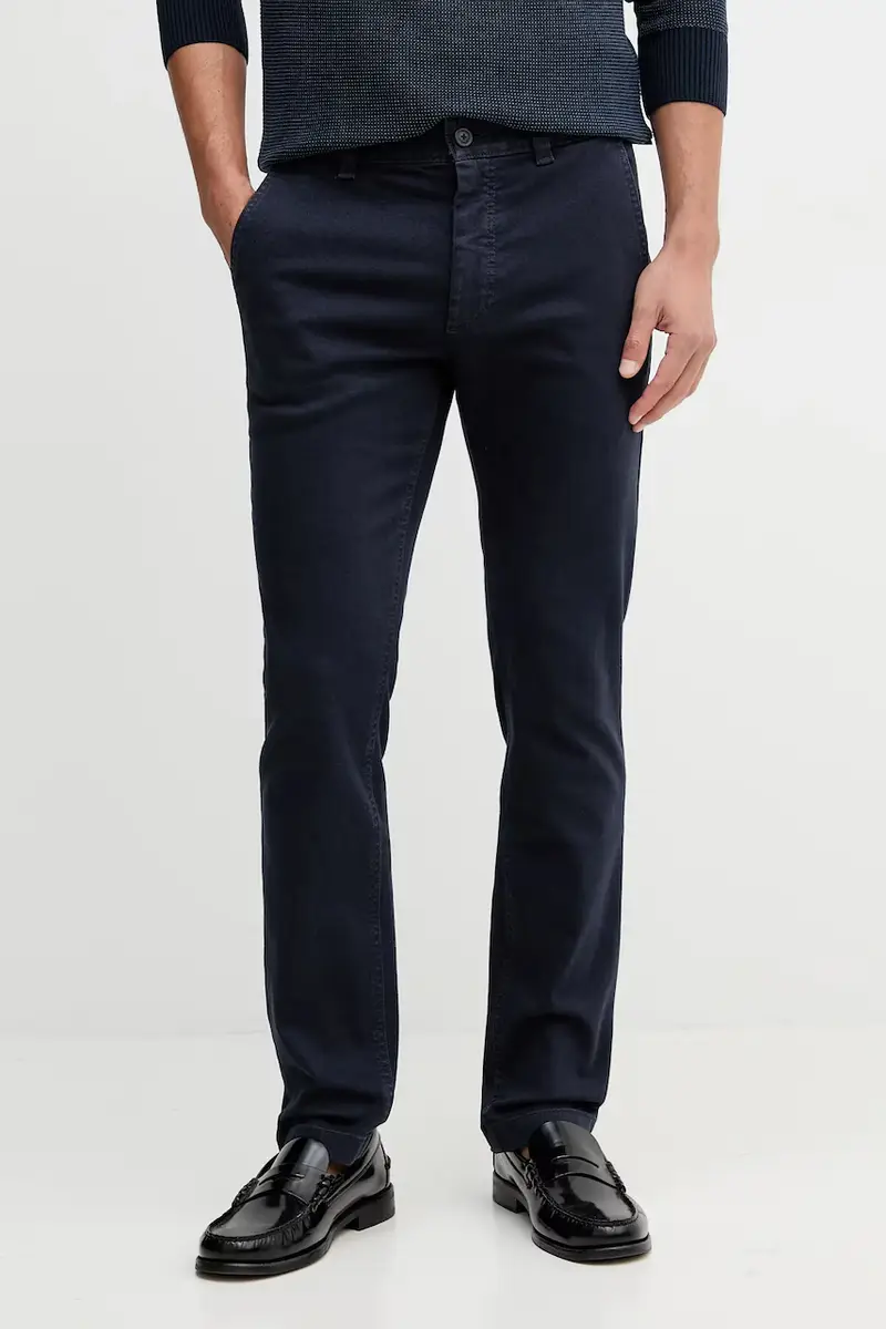 pantaloni uomo colore blu navy 50547865