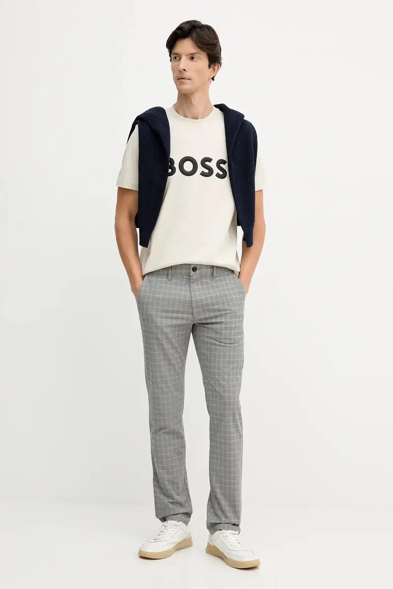 pantaloni uomo colore grigio 50547722 miniatura 2