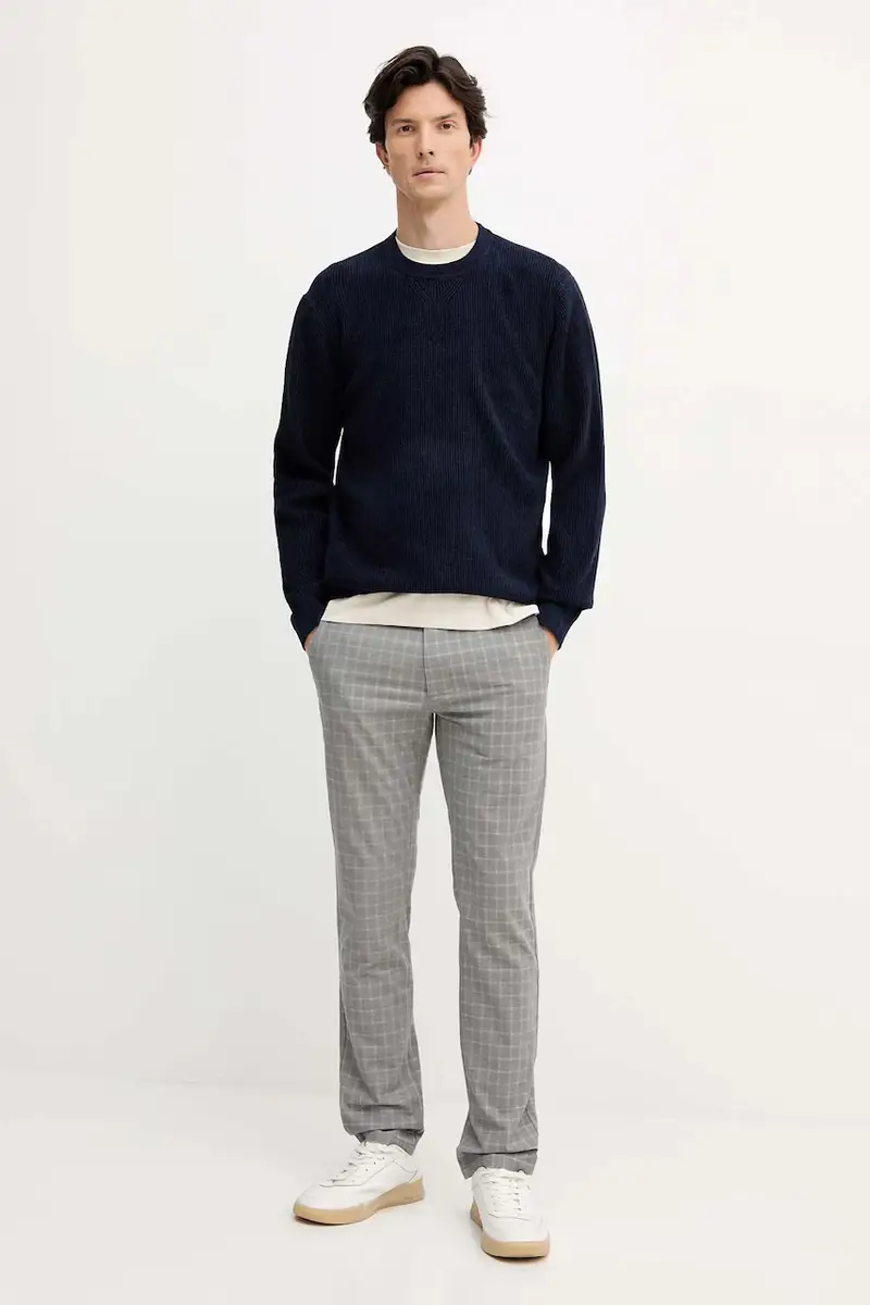 pantaloni uomo colore grigio 50547722 miniatura 4