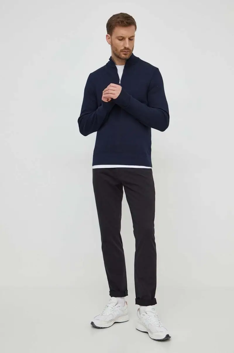 pantaloni uomo colore nero 50510933 miniatura 2