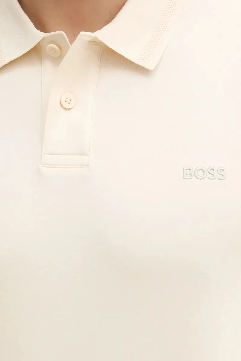 polo in cotone colore beige 50520109 miniatura 5