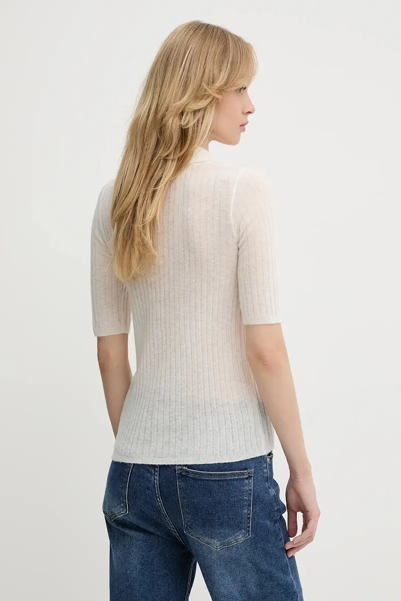 Boss Orange Polo Donna Beige 3571919 miniatura 3