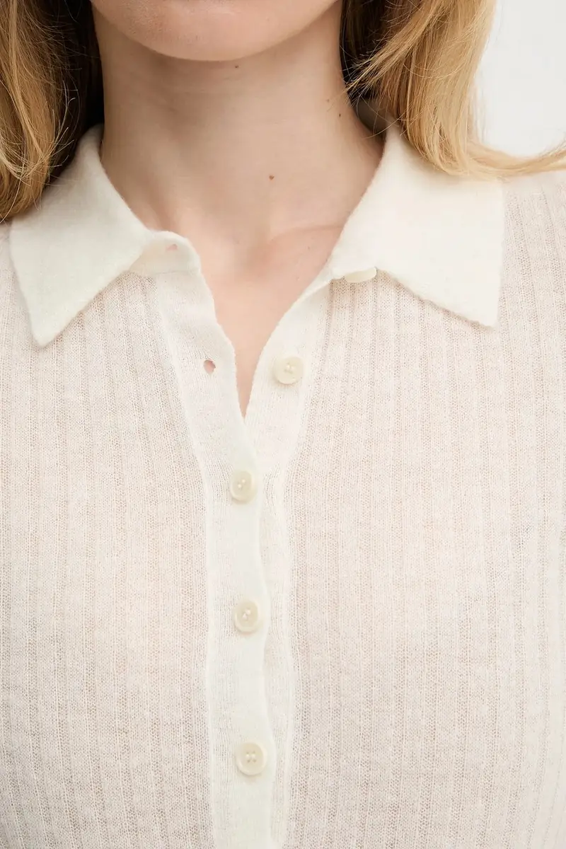 Boss Orange Polo Donna Beige 3571919 miniatura 5