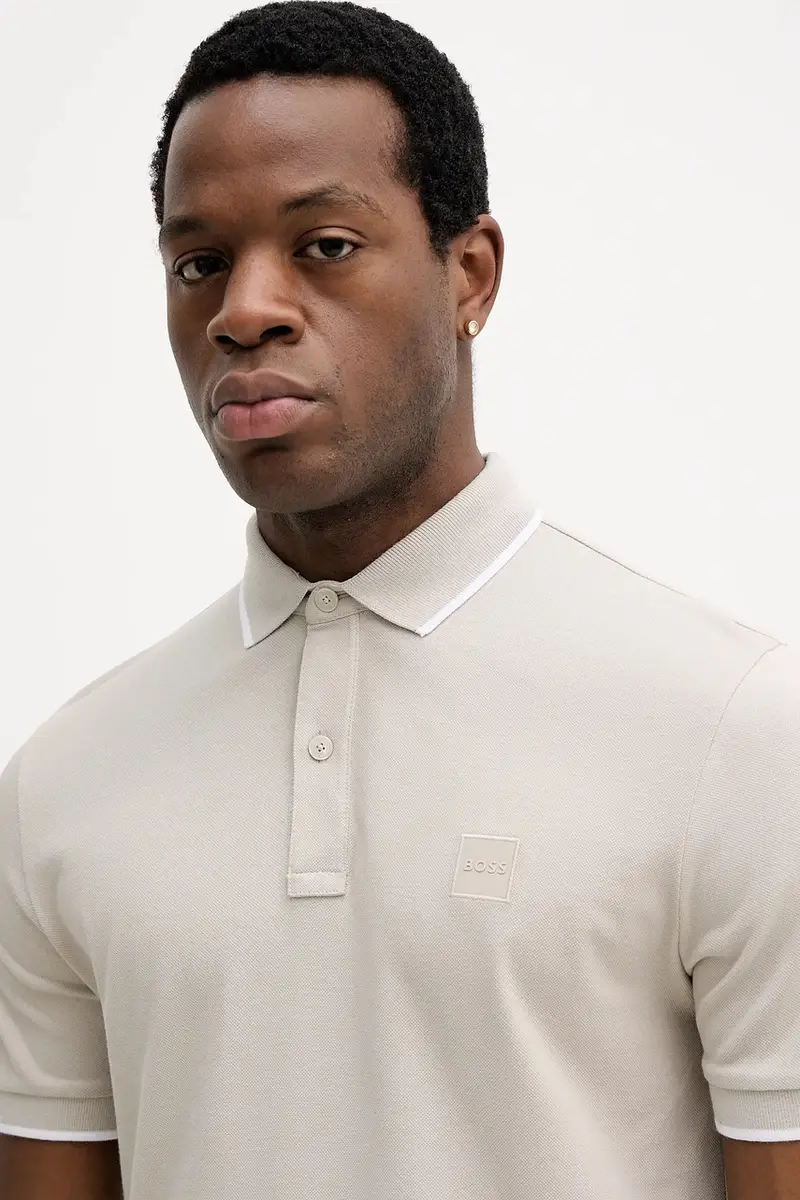 Boss Orange Polo Grigio 3981267 miniatura 4