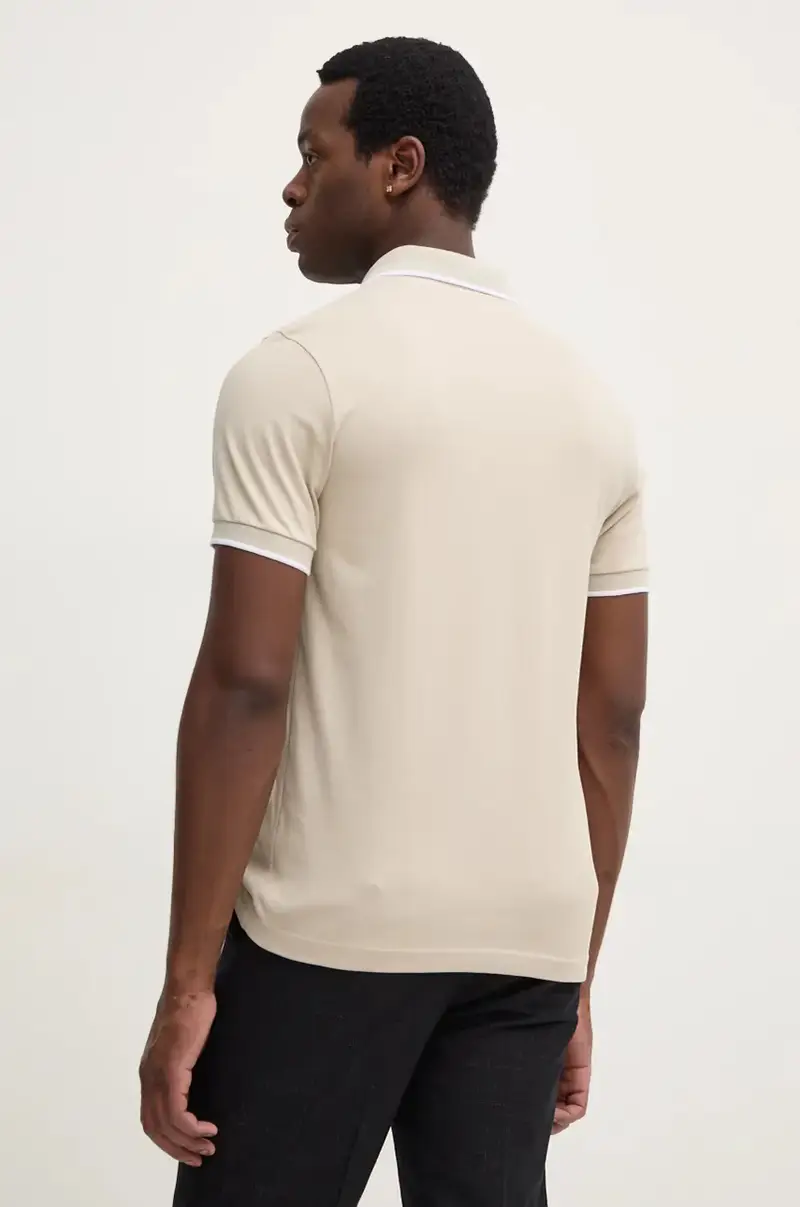Boss Orange Polo Uomo Beige 3764648 miniatura 3