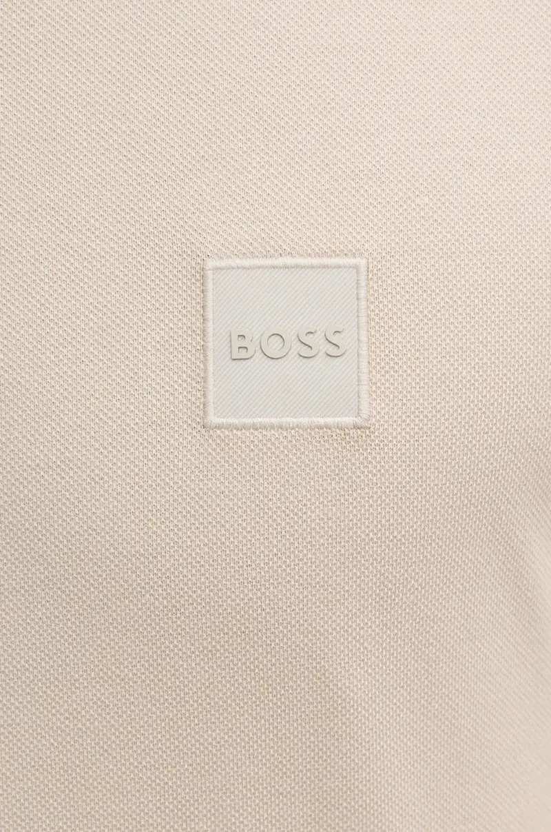 Boss Orange Polo Uomo Beige 3764648 miniatura 5