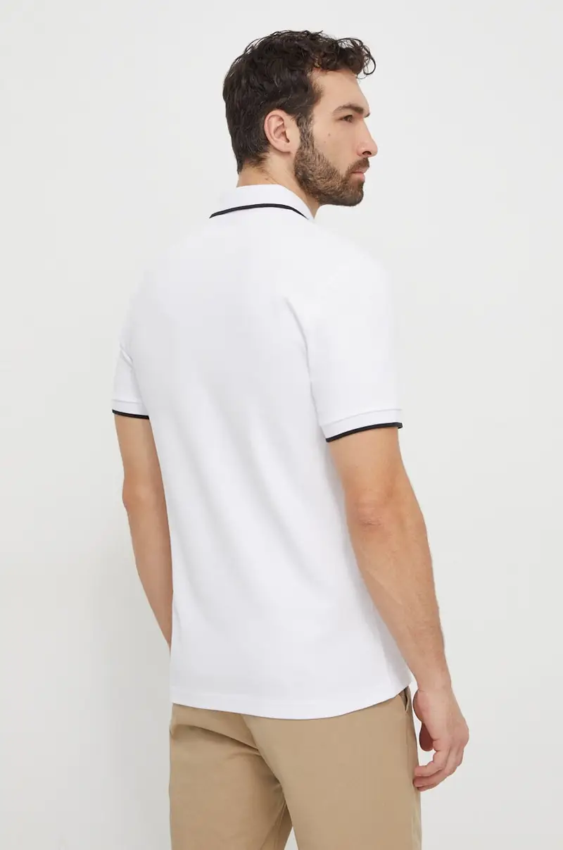 Boss Orange Polo Uomo Bianco 3123964 miniatura 2