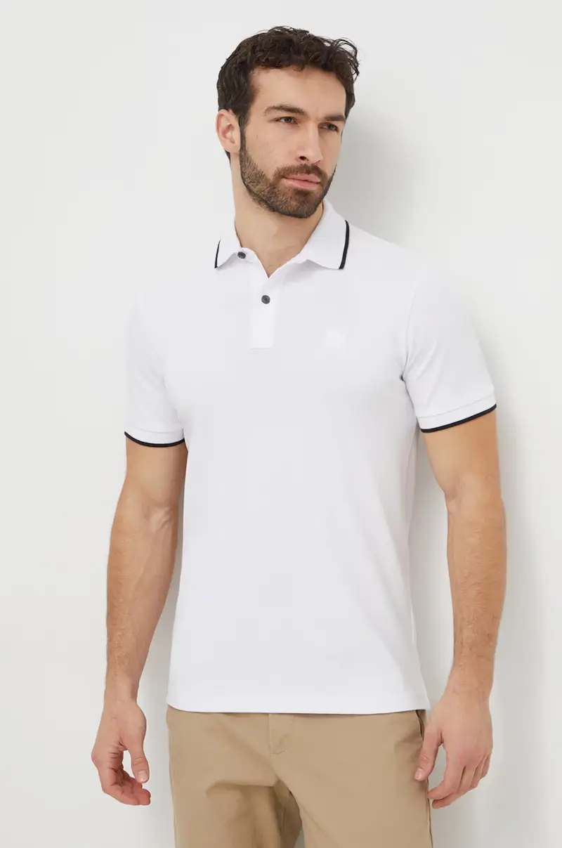 Boss Orange Polo Uomo Bianco 3123964