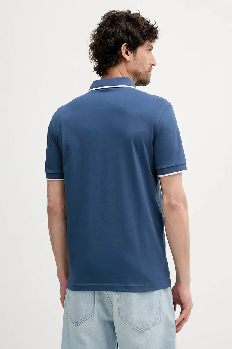 Boss Orange Polo Uomo Blu 3132141 miniatura 2