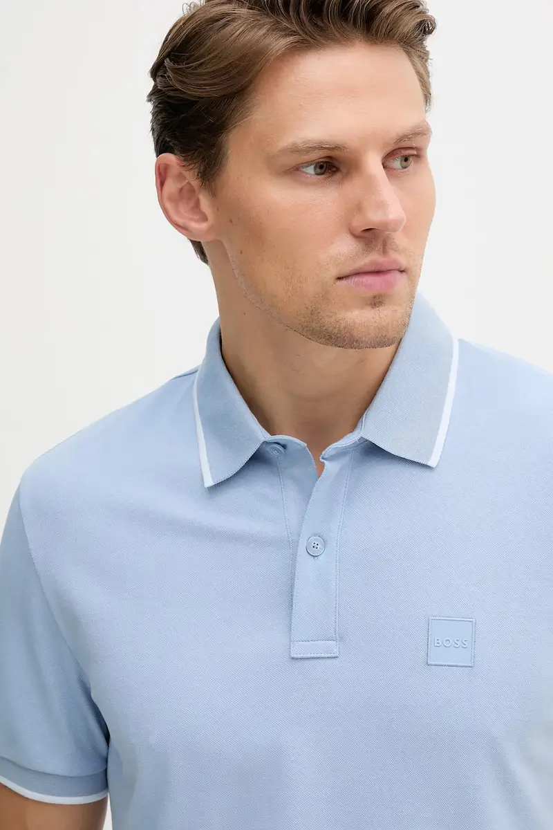 Boss Orange Polo Uomo Turchese 3158574 miniatura 3