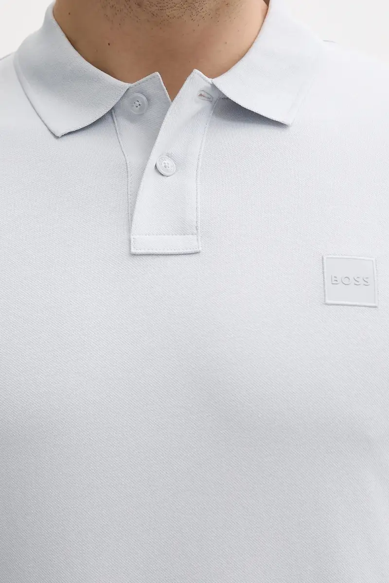 Boss Orange Polo Uomo Blu 3132125 miniatura 4