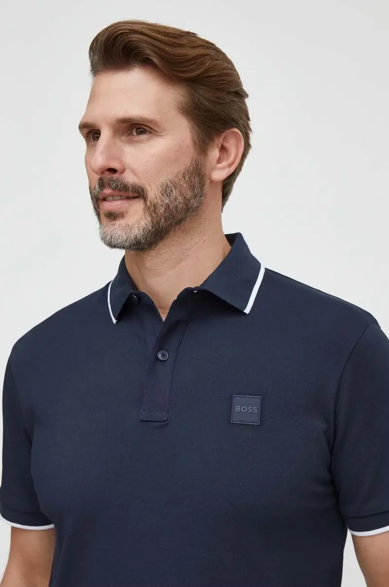 Boss Orange Polo Uomo Blu 3767460 miniatura 3