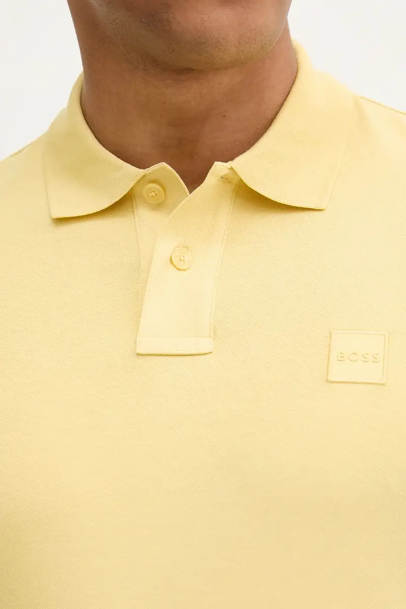 Boss Orange Polo Uomo Giallo 3134109 miniatura 5