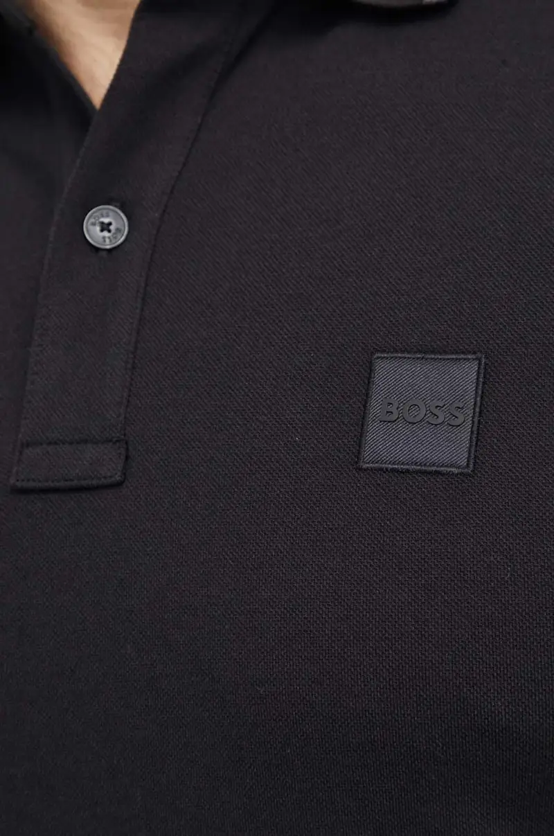 Boss Orange Polo Uomo Nero 3774956 miniatura 4