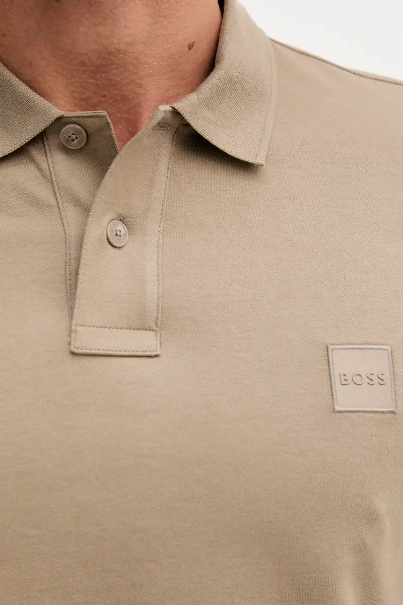 Boss Orange Polo Uomo Beige 3568761 miniatura 5