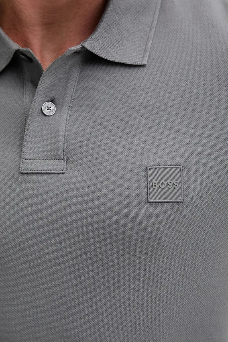 Boss Orange Polo Uomo Grigio 3608974 miniatura 5