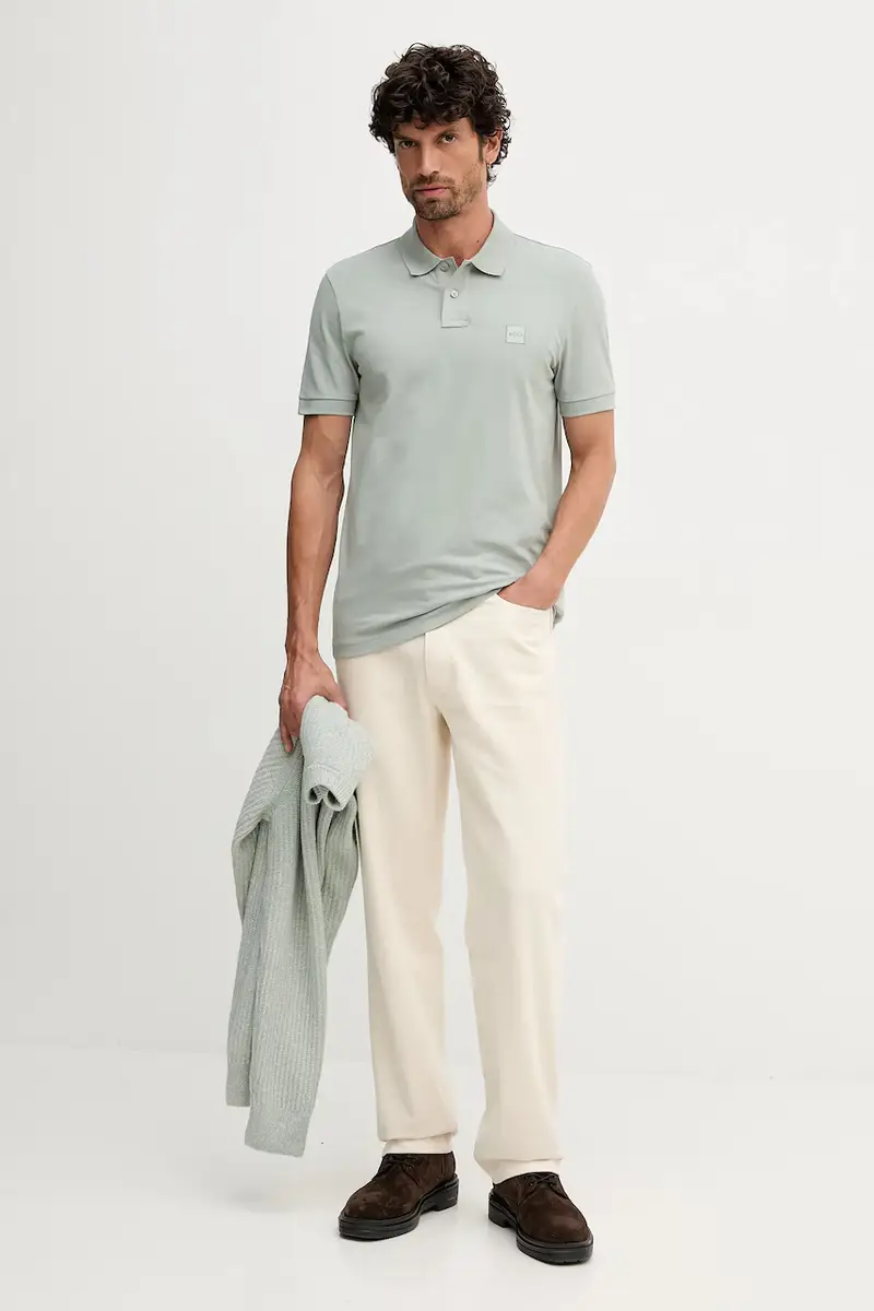 Boss Orange Polo Uomo Nero 3667569 miniatura 2