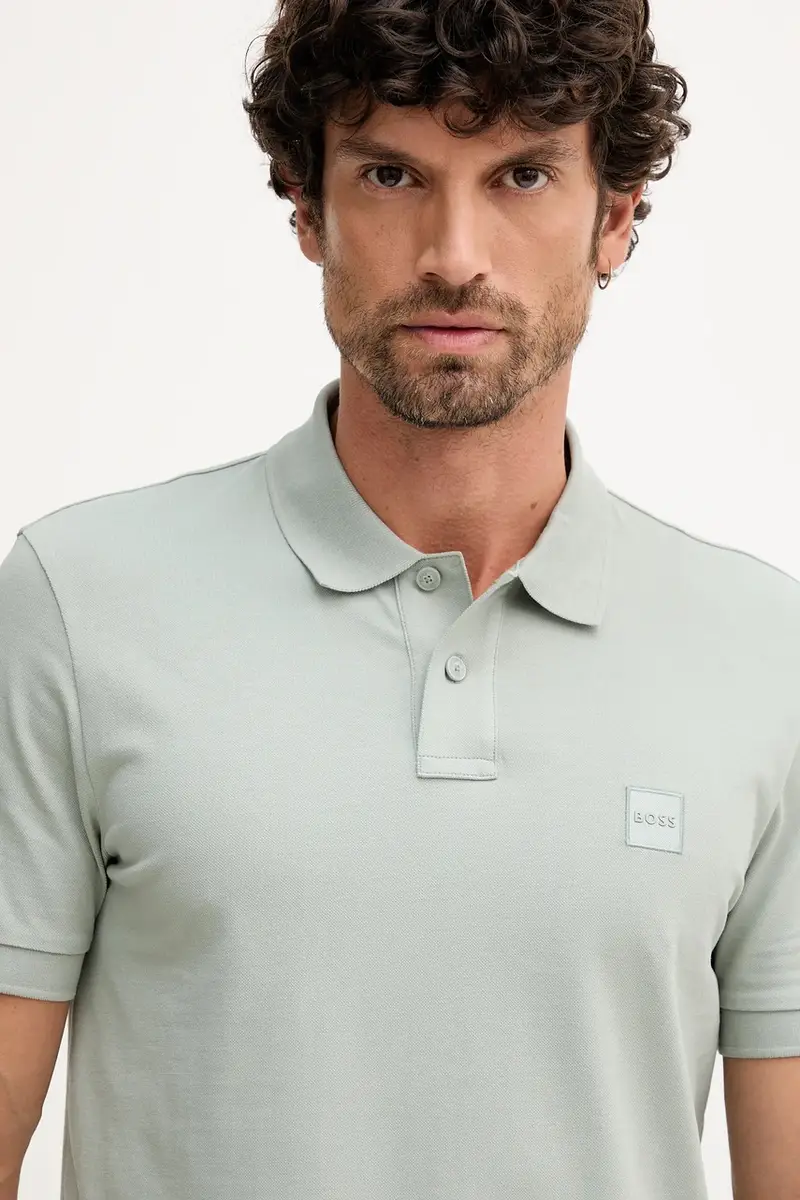 Boss Orange Polo Uomo Nero 3667569 miniatura 4