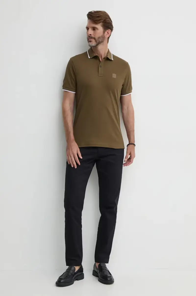 Boss Orange Polo Uomo Verde 3349163 miniatura 2