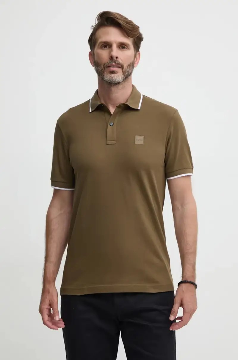 Boss Orange Polo Uomo Verde 3349163