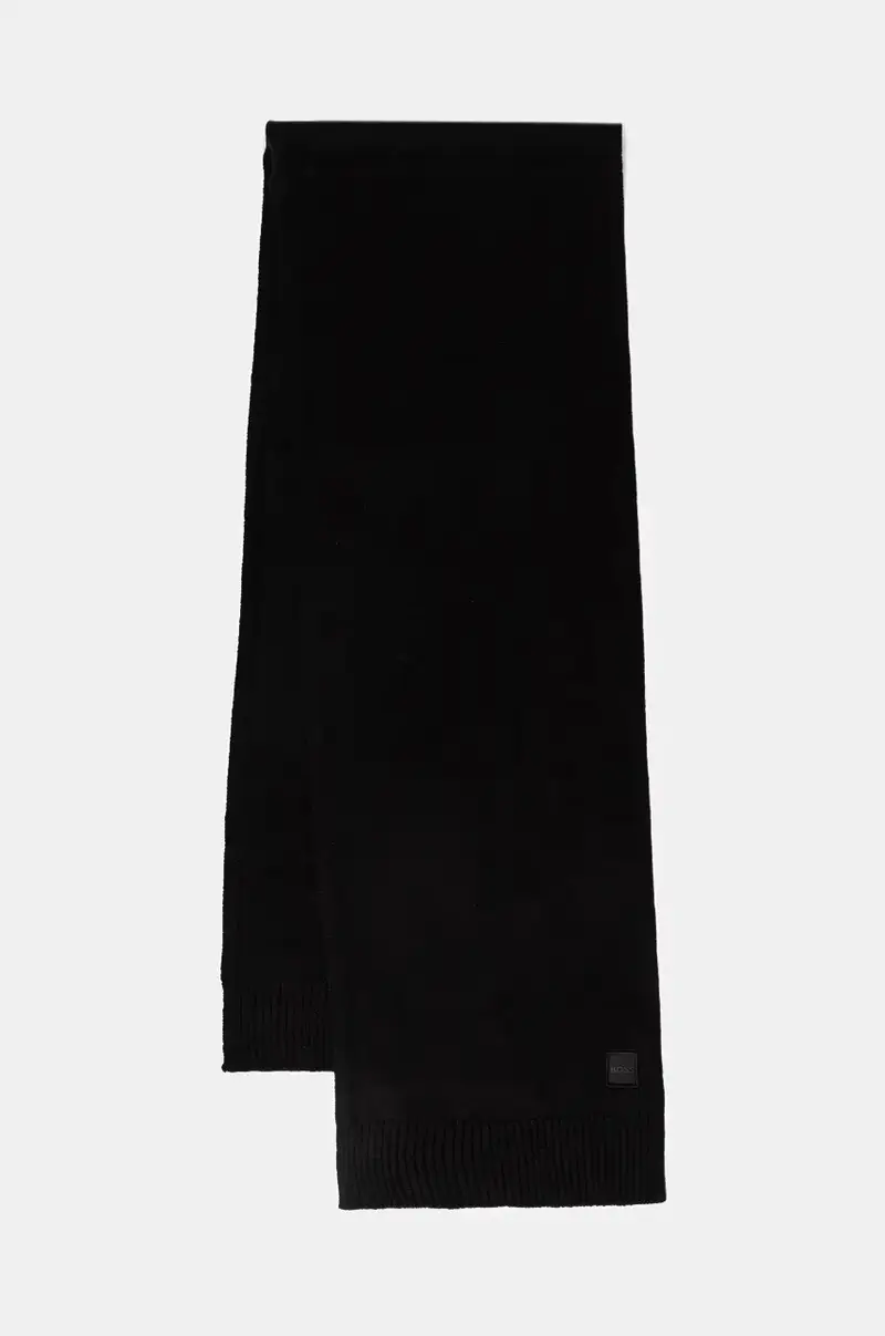 sciarpa in lana colore nero 50522445 miniatura 2