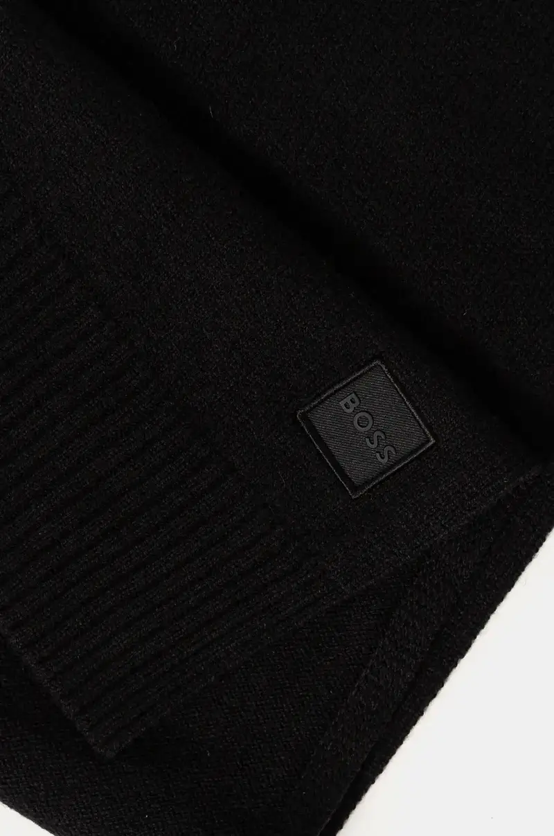 sciarpa in lana colore nero 50522445 miniatura 3