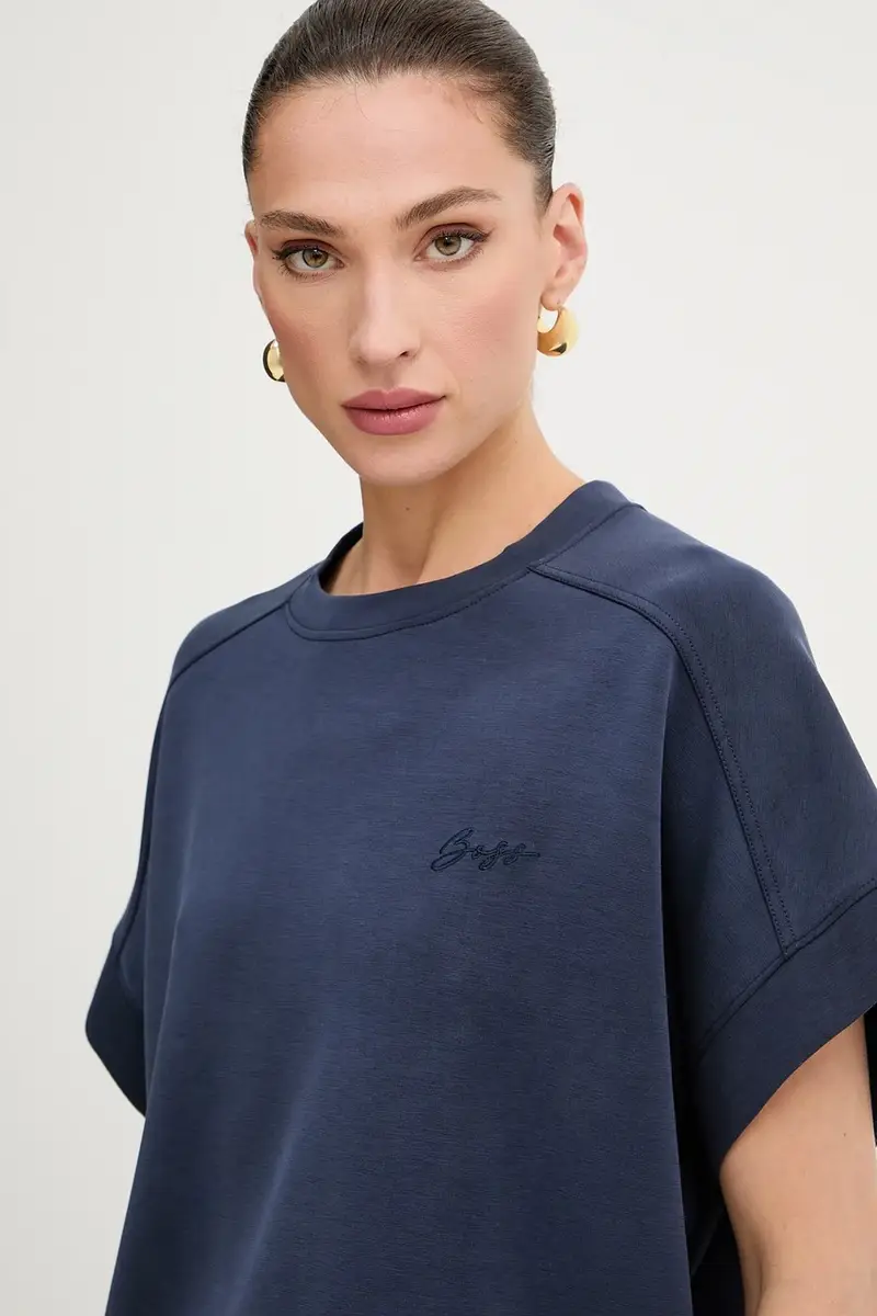 Boss Orange T-shirt Donna Blu 3133652 miniatura 4