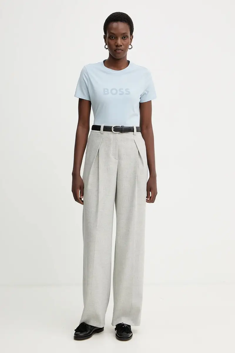 Boss Orange T-shirt Donna Blu 3766440 miniatura 2