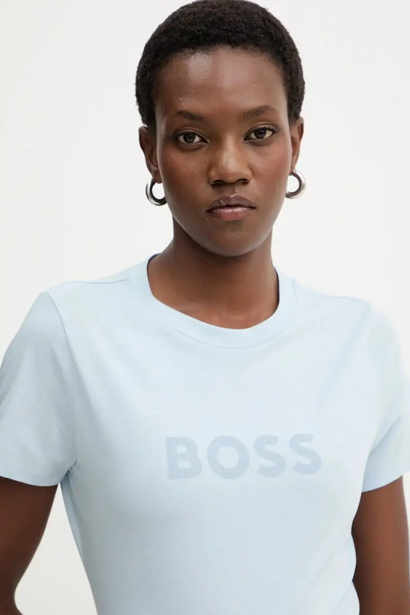 Boss Orange T-shirt Donna Blu 3766440 miniatura 4