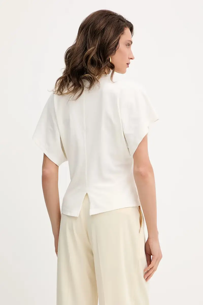 Boss Orange T-shirt Donna Beige 3570239 miniatura 3