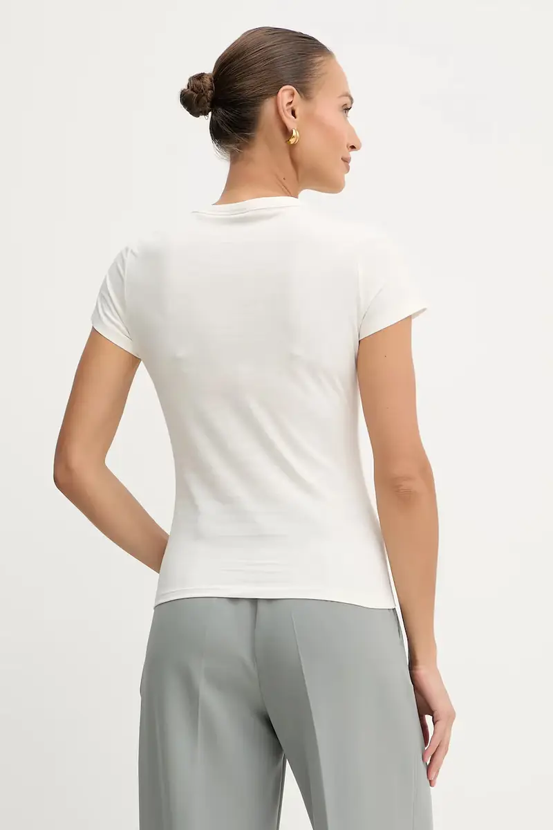 Boss Orange T-shirt Donna Beige 3123352 miniatura 2