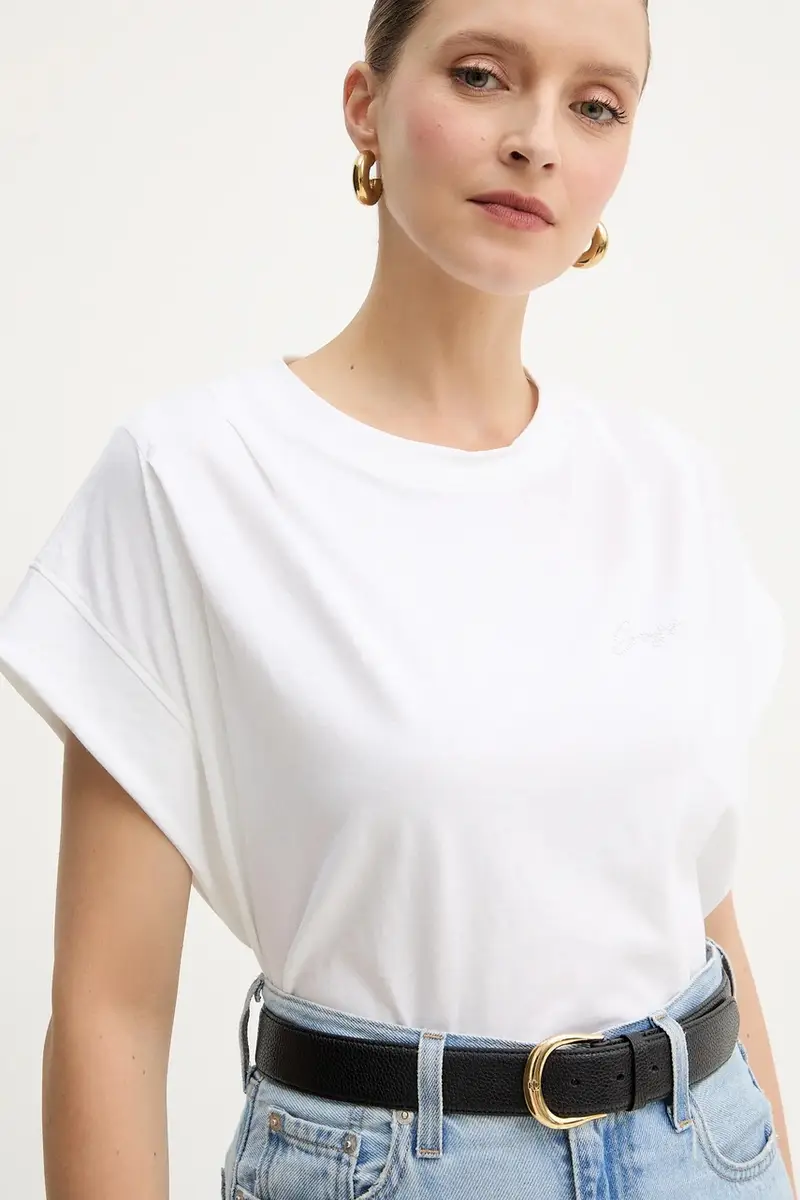 Boss Orange T-shirt Donna Bianco 3578130 miniatura 4