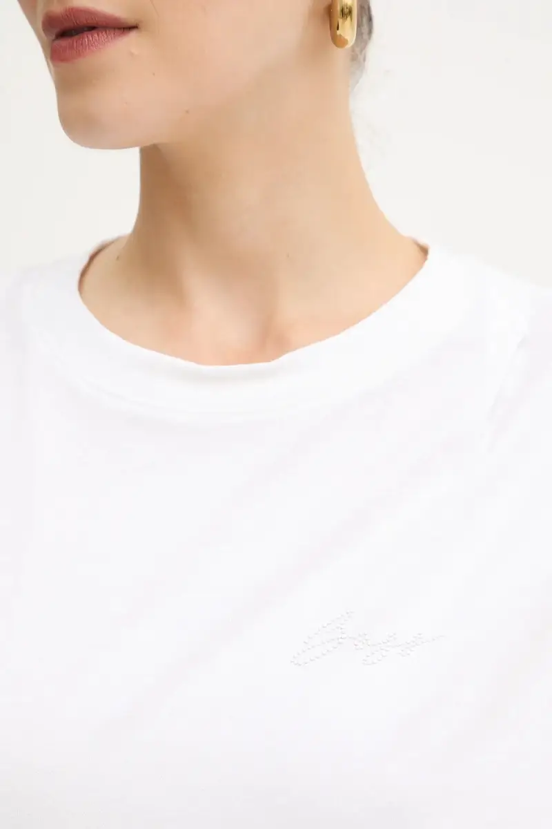 Boss Orange T-shirt Donna Bianco 3578130 miniatura 5