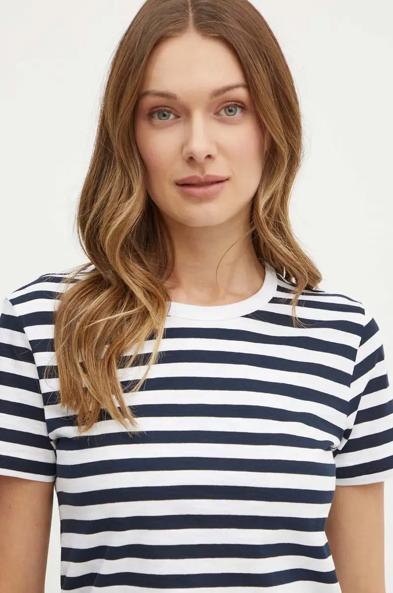 Boss Orange T-shirt Donna Blu 2886024 miniatura 4