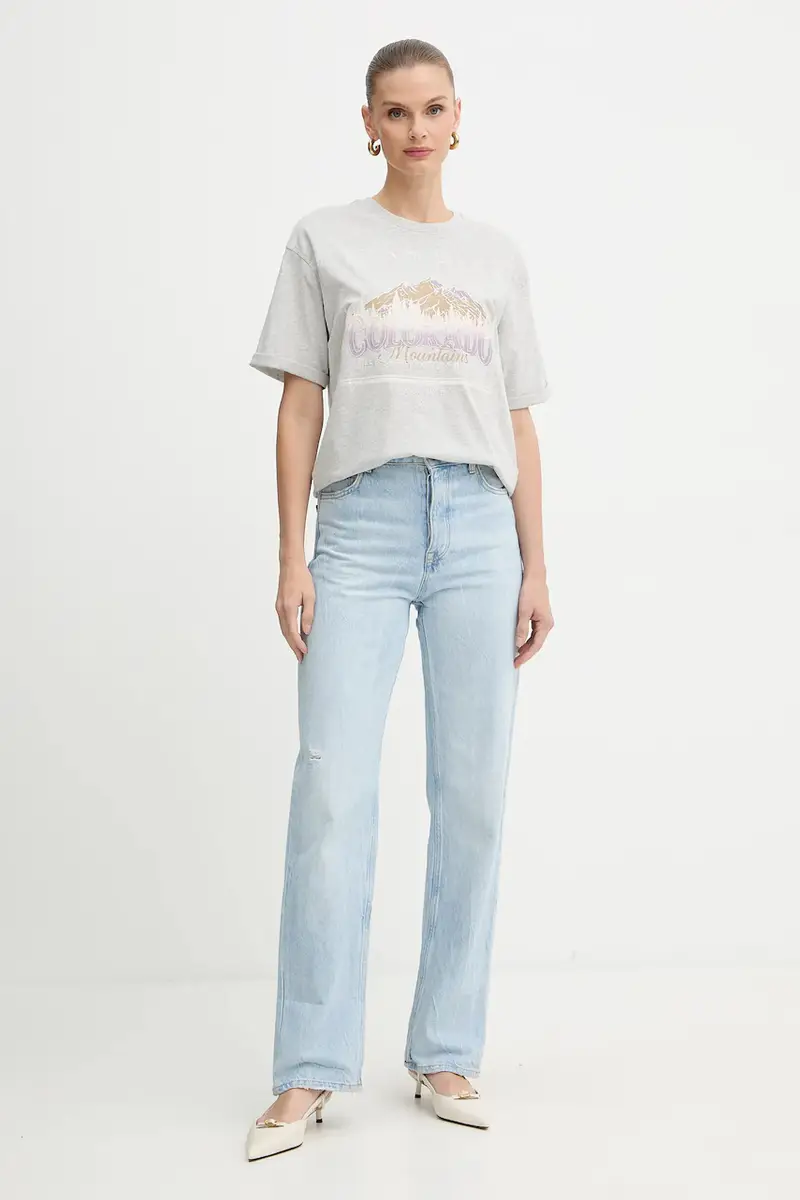 Boss Orange T-shirt Donna Grigio 3611272 miniatura 2