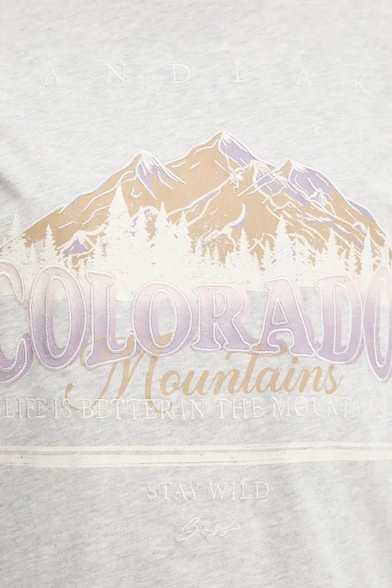 Boss Orange T-shirt Donna Grigio 3611272 miniatura 5