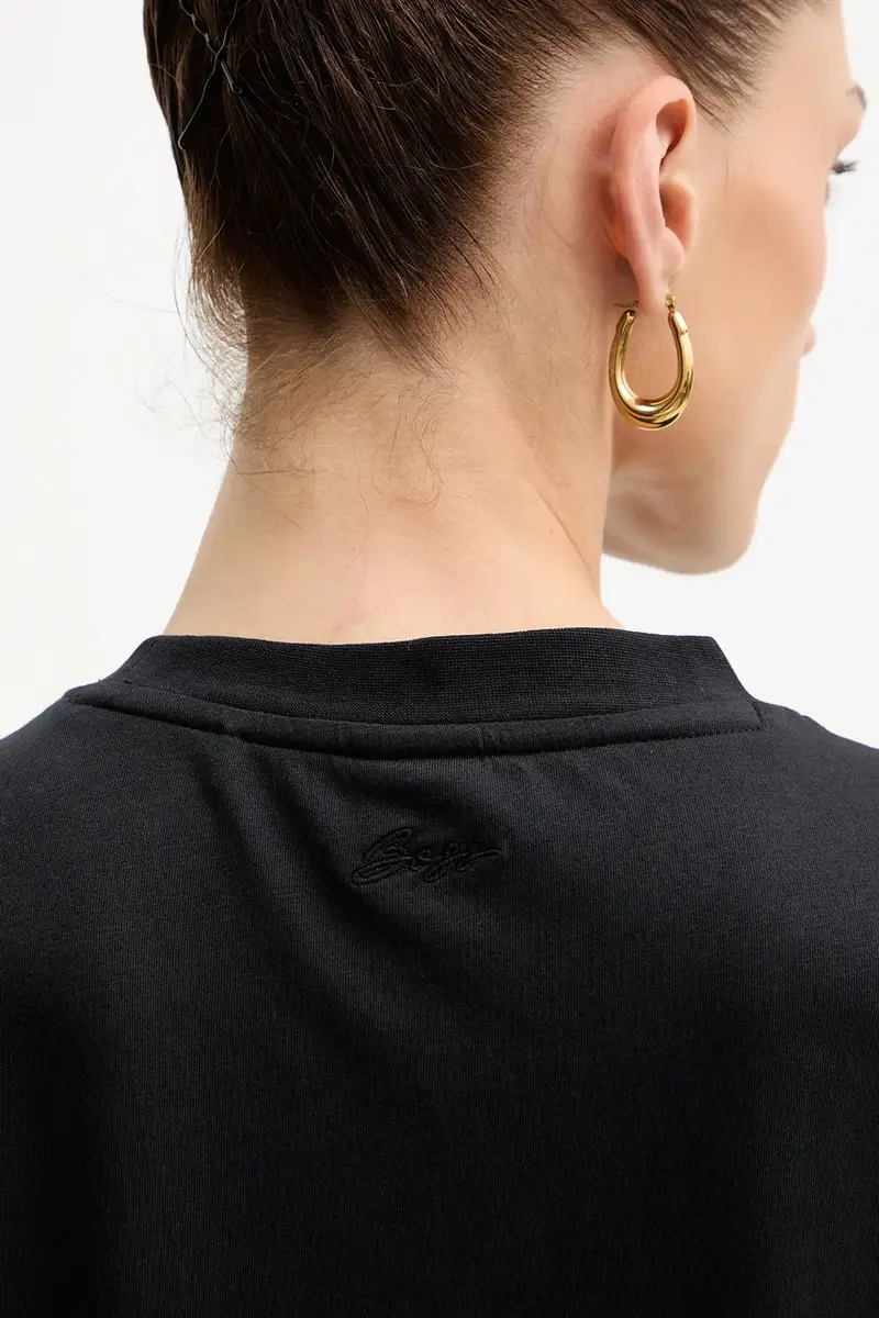 Boss Orange T-shirt Donna Nero 3648351 miniatura 5