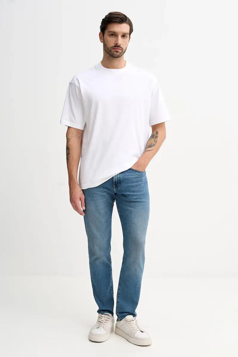 Boss Orange T-shirt Beige 3980834 miniatura 2