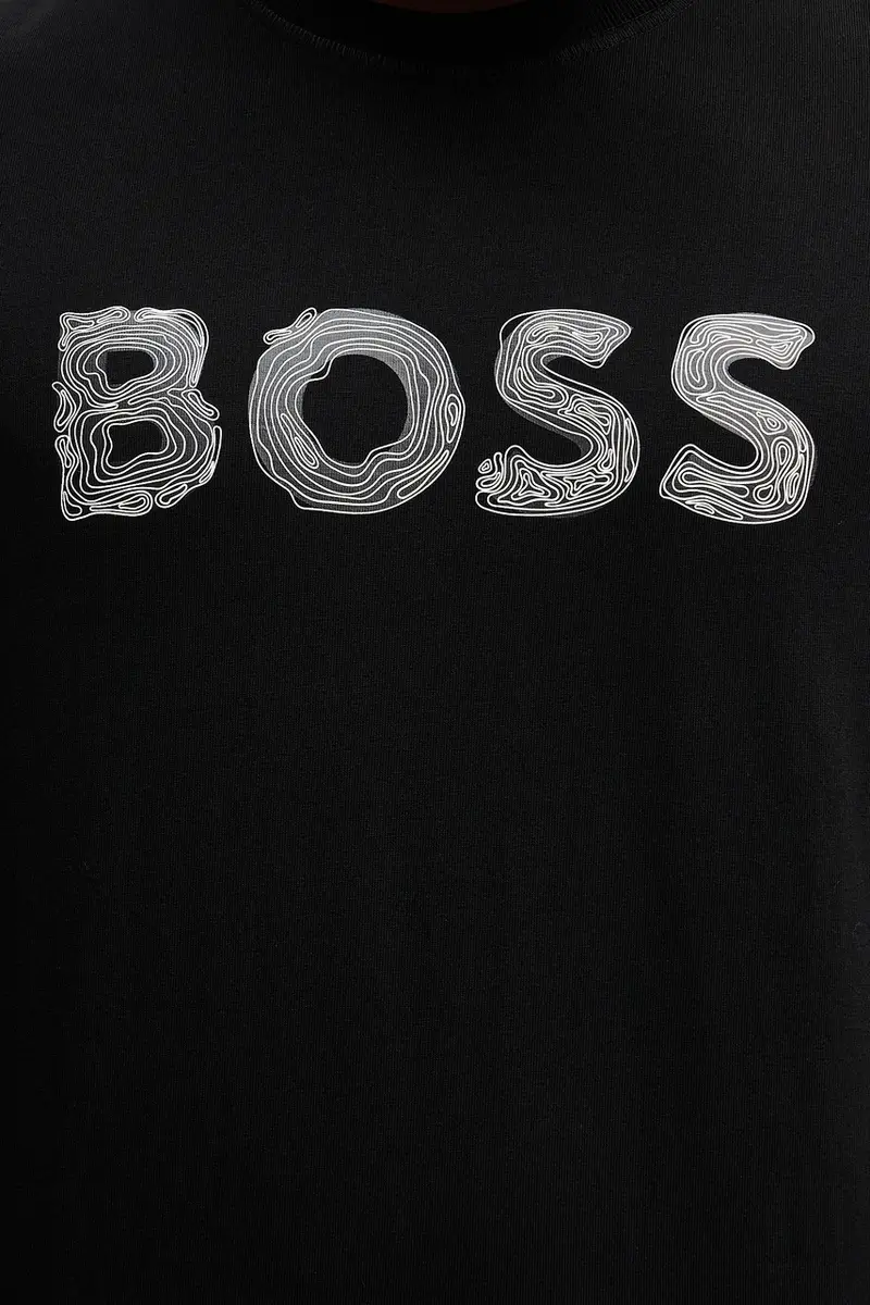 Boss Orange T-shirt Uomo Nero 3920006 miniatura 5