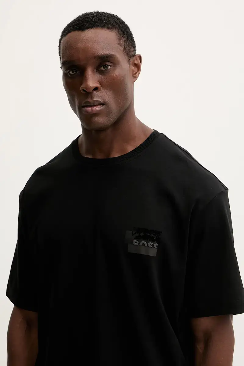 Boss Orange T-shirt Nero 4131734 miniatura 4