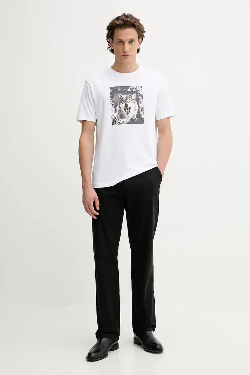 Boss Orange T-shirt Uomo Beige 3124953 miniatura 2