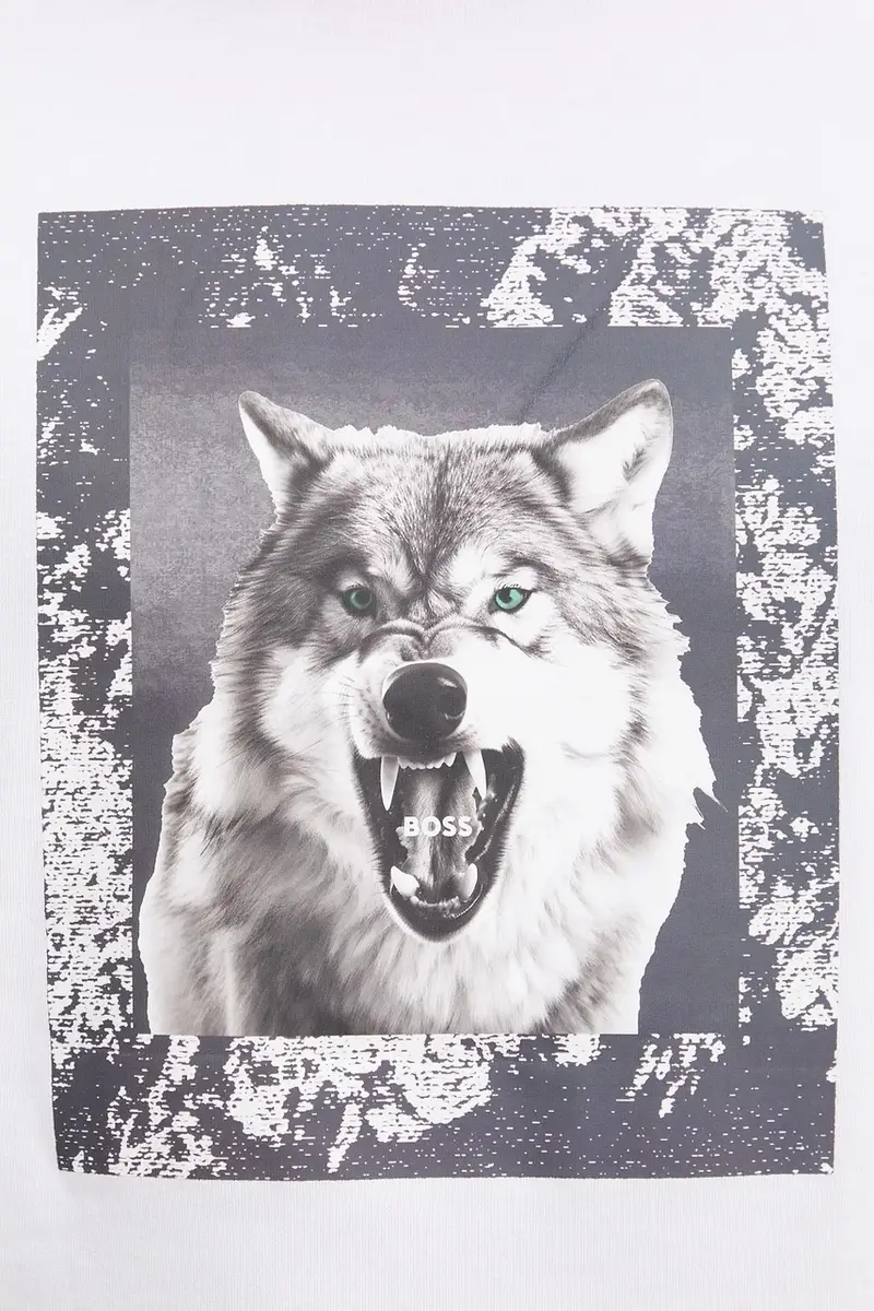 Boss Orange T-shirt Uomo Beige 3124953 miniatura 5