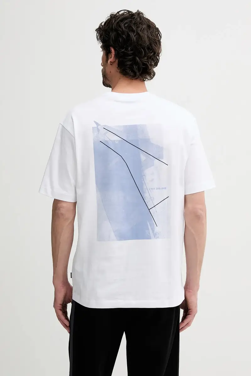 Boss Orange T-shirt Uomo Bianco 2982413 miniatura 3